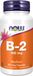 Now Foods Vitamine B-2 100mg (100 vcaps) Sans Arôme