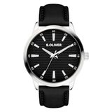 s.Oliver herenhorloge - 44 mm - analoog - kwartswerk - Chronograaf - 5 ATM waterdicht