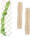 Relaxdays Plantenklimrek, Set van 3, Hout, 180 x 60 cm