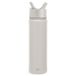 Simple Modern Waterfles met rietje, geïsoleerde roestvrijstalen thermosfles voor sportsportschool, Summit Collectie, 650 ml, amandelberk