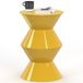 IDMarket - Irene Table d'appoint ronde, 30 cm, métal jaune foncé