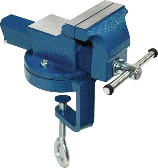Promat bankschroef - 75 mm - Gietijzer - Draaibaar