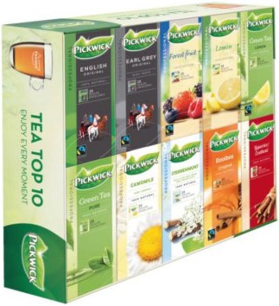 Pickwick Thee Pickwick Multipack Original 10x25 Zakjes Top 10