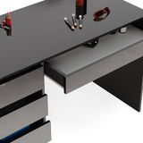 Vicco Sherry Kaptafel – 120 cm Antraciet