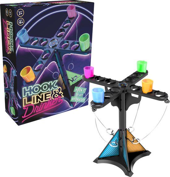 Endless Games Hook, Line & Drinker - Actiespel & Partyspel voor 2-4 spelers
