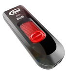 Team Group C141 USB-stick 8GB Rood, Zwart