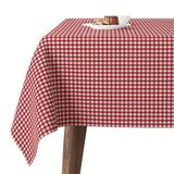 Tafelkleed Petit Vichy rood 220 x 140 cm