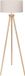 Aigostar 13AT1 - Lampe sur pied - Bois - Blanc