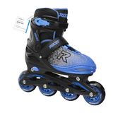 Jokey Roces Jokey X Verstelbare Skeelers Jongens – Inline Skates – Meegroei Skates – Zwart Blauw – Maat 26-29