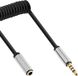 Inline 99284 Audio Kabel - 0,5 m - Zwart, Aluminium
