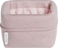 Baby's Only Gebreide commodemandje - Opbergmandje - Commode organizer - Babykamer accessoires Sparkle - Zilver-Roze Mêlee
