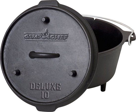Camp Chef Dutch Oven Deluxe 10 inch - Gietijzeren Pan 25cm