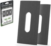 To the South® Universele Endurance Robotmaaier Mesjes - Black Coated - 90 Stuks