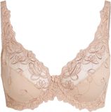 Hunkemöller Dames Lingerie Niet-voorgevormde beugel bh Diva - Beige - maat E75