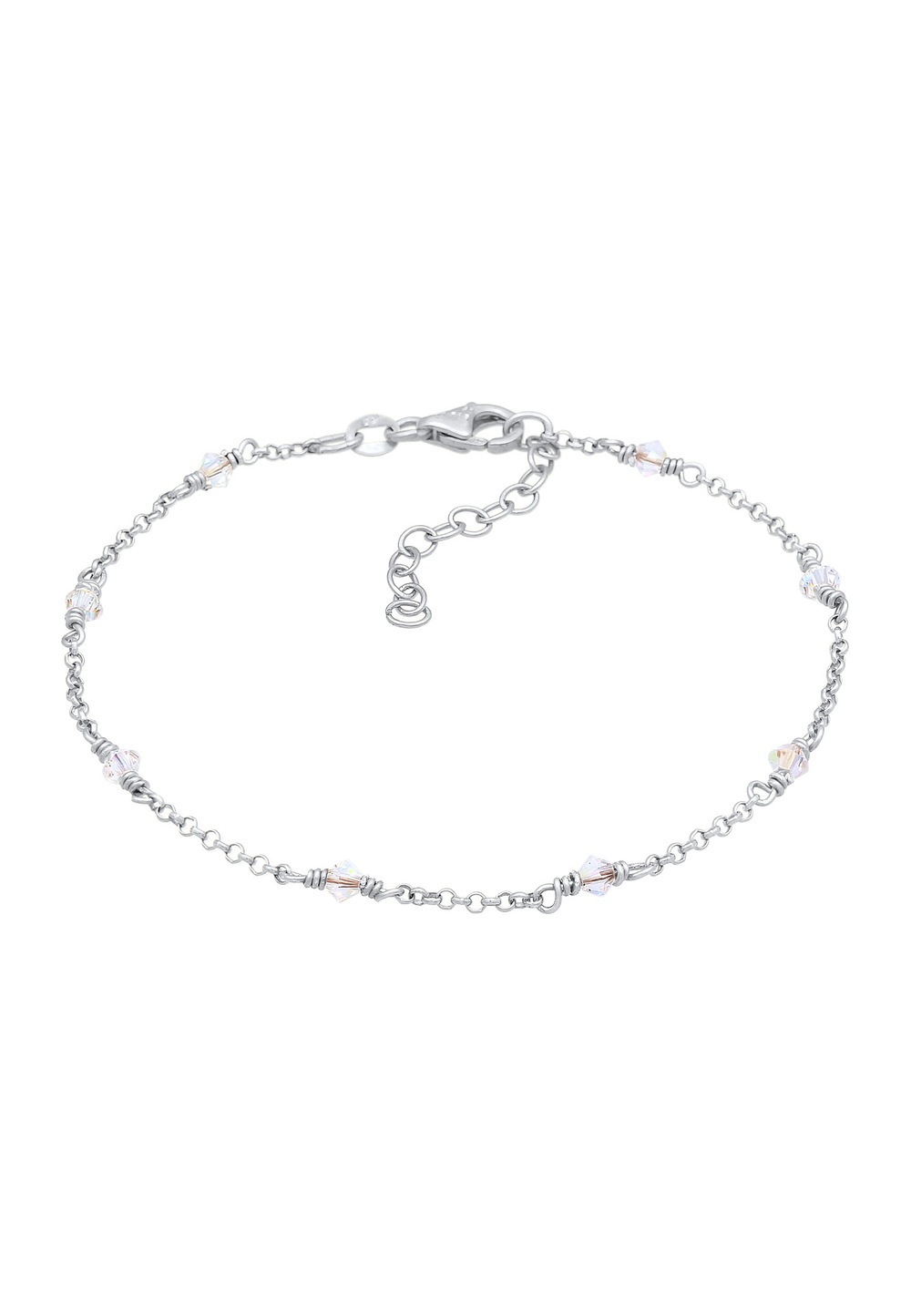 Elli Elli Elli Armband Dames Filigraan Elegant met Kristallen in 925 Sterling Zilver Armbanden