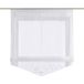 Joyswahl Stores stores romains effet patchwork avec broderie florale, 1 panneau, L x H 45 x 130 cm, blanc