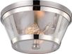 Steady Lighting Landelijke Plafondlamp Glas Zilver E27 34.9cm
