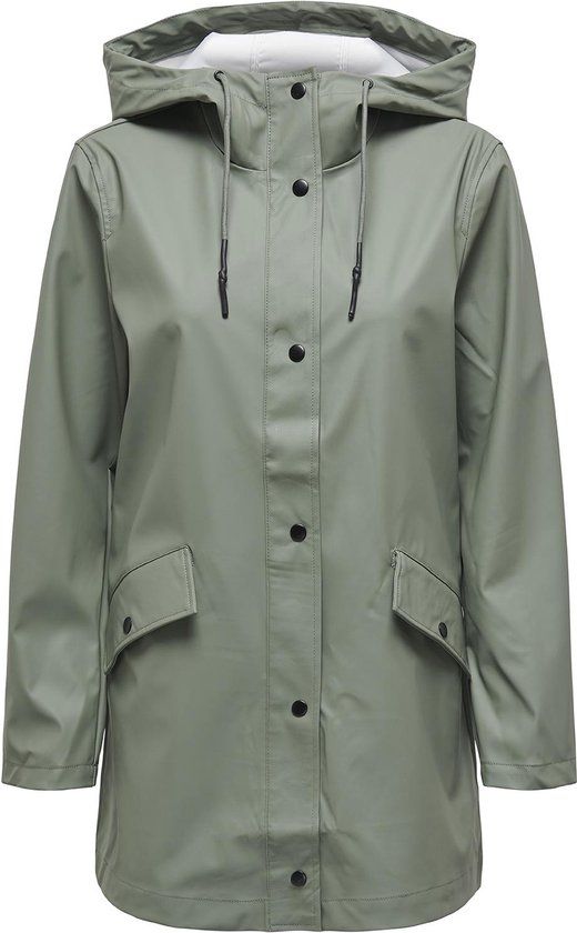 Only Jas Onlelisa Raincoat Otw Noos 15261734 Agave Green Dames Maat - S