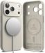 Ringke Silicone Magnetic Hoesje Convient aux Apple iPhone 18 Pro | Compatibel met MagSafe / Qi2 | Back Cover met Magneet | Zacht Siliconen | Slank Design | Beige
