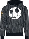 The Nightmare Before Christmas Pinstripe Jack Heren Trui met capuchon - zwart - S