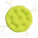 vidaXL Zitkussen rond ø 60x11 cm oxford stof heldergroen