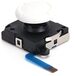 fasient1 3D Analoge Joystick, Vervangende Thumb Stick Sensor Thumbsticks voor Nintendo Switch Joycon Controller en Switch Lite Console(wit)