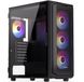 KRUX Orona boîtier ATX, 4x120mm ARGB ventilateurs, jusqu'à 165mm CPU