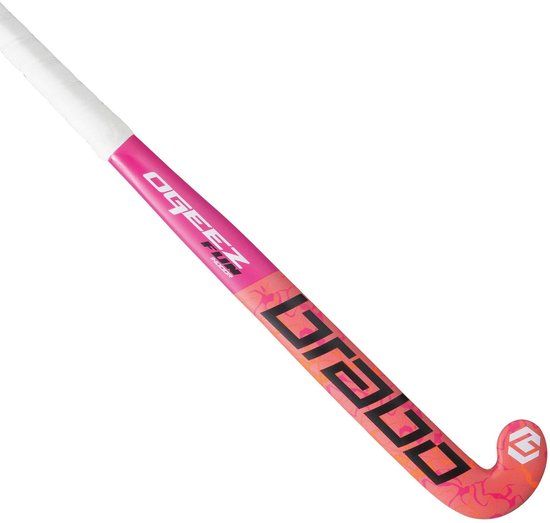 Brabo IT O'Geez Marble Junior Indoor Hockeystick Roze 36 Inch