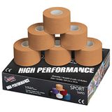 ALPIDEX Sporttape 6 Rollen 3,8 cm x 10 m Voetbal Handbal Volleybal