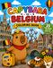 Capybara in Belgium: A Fun Coloring Adventure Through Castles, Canals, Chocolate, and Charming Towns