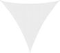 vidaXL Pare-soleil triangulaire 3x3x3m Tissu Oxford Blanc