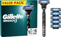 Gillette Mach3 Scheermes voor Mannen + 6 Mesjes