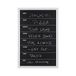 Bi-Office Krijtbord weekplanner, 40 x 60 cm, wit frame