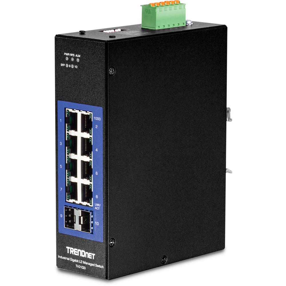 TRENDnet TI-G102i - Netwerk Switch - Zwart