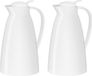 Merkloos Alfi Thermoskan/isoleerkan - 2x - wit - 1 liter