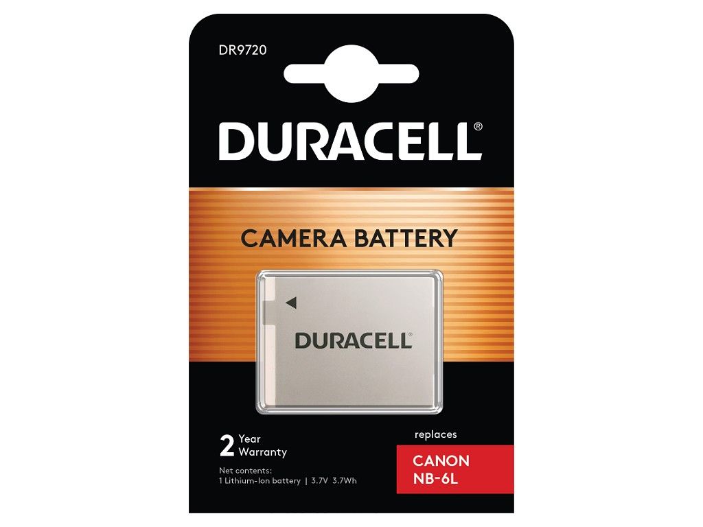 Duracell DR9720 Camera Battery - 1000 mAh Lithium-Ion