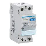 Hager CDC728M aardlekschakelaar type AC, 2P, 25 A, 30 mA