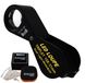 Loupe LED, grossissement 15x, diamètre 21 mm, 6 LED + lumière UV, noir, pliable
