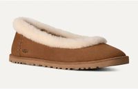 UGG Zora Ballet Flat Ballerina's Cognac Dames Maat 38 Suède