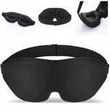 WAYA 3D Premium Slaapmasker voor Dames en Heren - Zwart