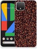 B2Ctelecom Google Pixel 4 Siliconen Case Koffiebonen