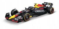 Bburago Red Bull RB19 F1 2023 Perez Montagekit met Helm en Houder 1/24 Metaal