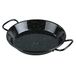 LACOR - 60188 - Paella-pan van geëmailleerd ijzer, mini-paella-pan, ideaal voor presenteren, serveren en koken, deksel met geëmailleerd staal, diameter 28 cm