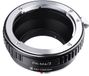 K&F Bague d'adaptation Pentax K compatible M4/3 Noir