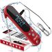 Digitale vleesthermometer, IPX4 waterdicht, magnetische achterkant, kalibreerbaar, 2 roestvrijstalen sondes voor steak, melk, water, tuin, barbecue, grill accessoires