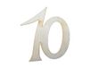 Petra's Knutsel-News strooidecoratie 40 x verjaardagsnummer, 19 mm hout, 2 cm