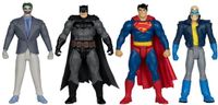 McFarlane Toys DC Direct Page Punchers Action Figure 4-Pack Batman & Son of Batman & Superman & Joker 7 cm Action Figuur