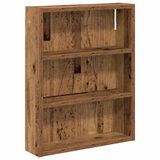 vidaXL Badkamer wandkast Oudhout 40 x 10 x 50 cm Geconstrueerd hout