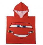 CERDÁ LIFE'S LITTLE MOMENTS Cars Disney Badponcho - 55 x 110 cm. - Sneldrogend - Lightning McQueen