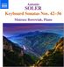 Keyboard Naxos Mateusz Borowiak - Soler: Keyboard Sonatas Nos. 42-56 (CD)